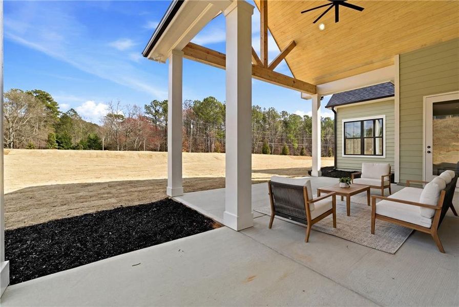 Exterior details and patio area of a home in , Woodstock (Image 4).