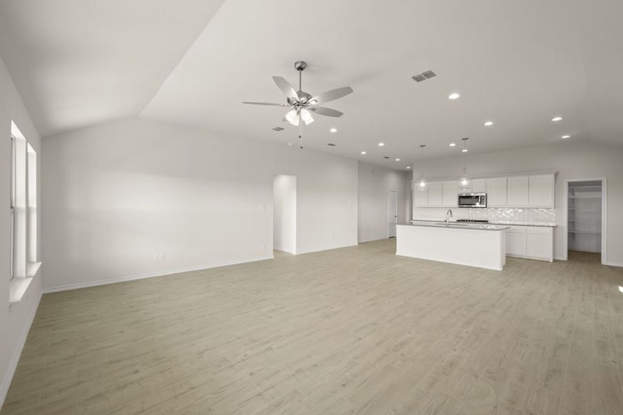 Front exterior of a new home in Myrtle Creek, Waxahachie, TX, highlighting curb appeal (Image 14). Front exterior of a new home in Myrtle Creek, Waxahachie, TX, highlighting curb appeal (Image 14).