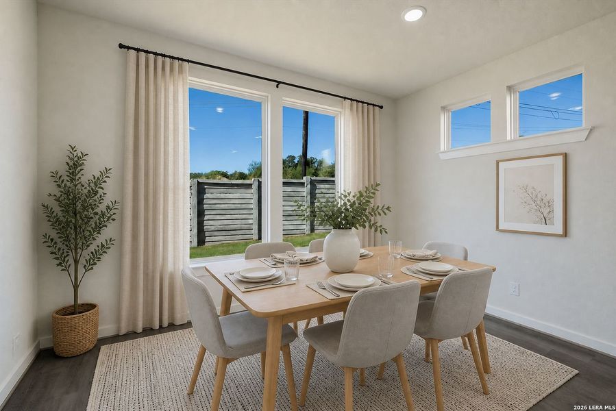 Furnished interior view inside a new home in Park Hill Commons, San Antonio (Image 6).