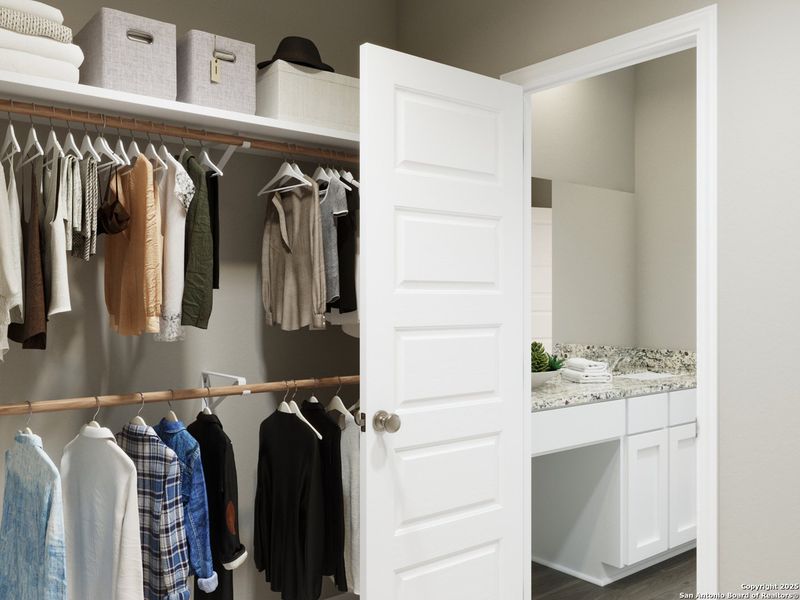 Furnished interior view inside a new home in Abbott Place, St. Hedwig (Image 14).