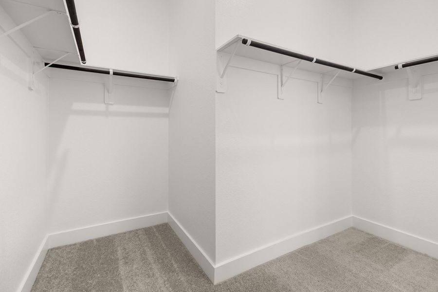 Two primary closets Representative