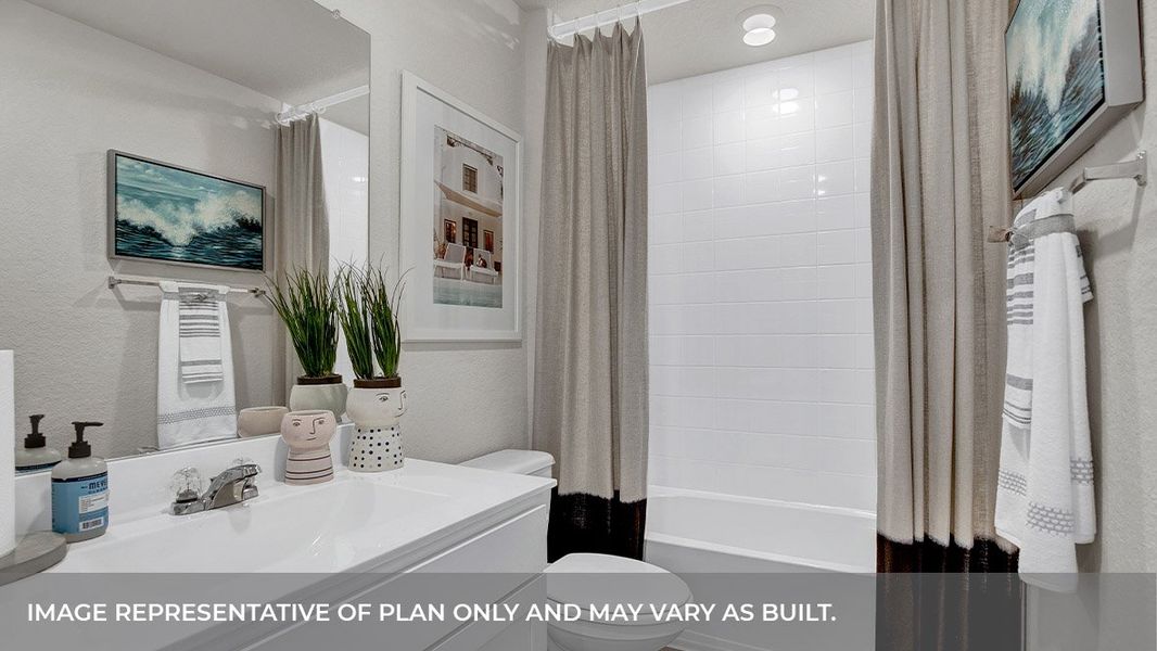 Furnished interior view inside a new home in Swenson Heights, Seguin (Image 6).