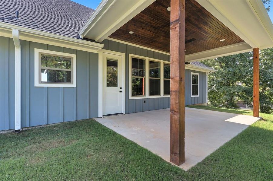 Exterior details and patio area of a home in , Lindale (Image 22). Exterior details and patio area of a home in , Lindale (Image 22).
