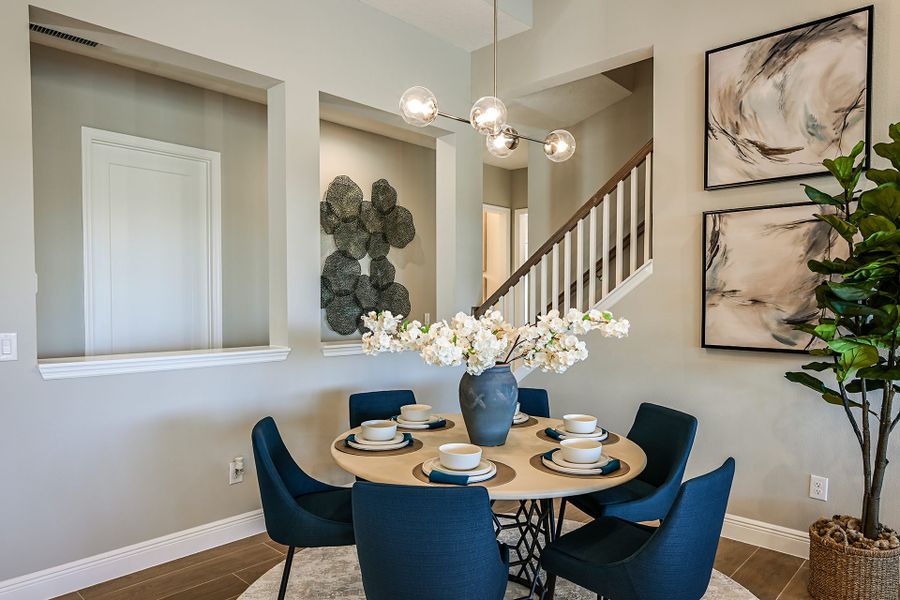 Representative furnished interior of a home built from the Biscayne II by Homes by WestBay in Oakfield, Parrish (Image 24).