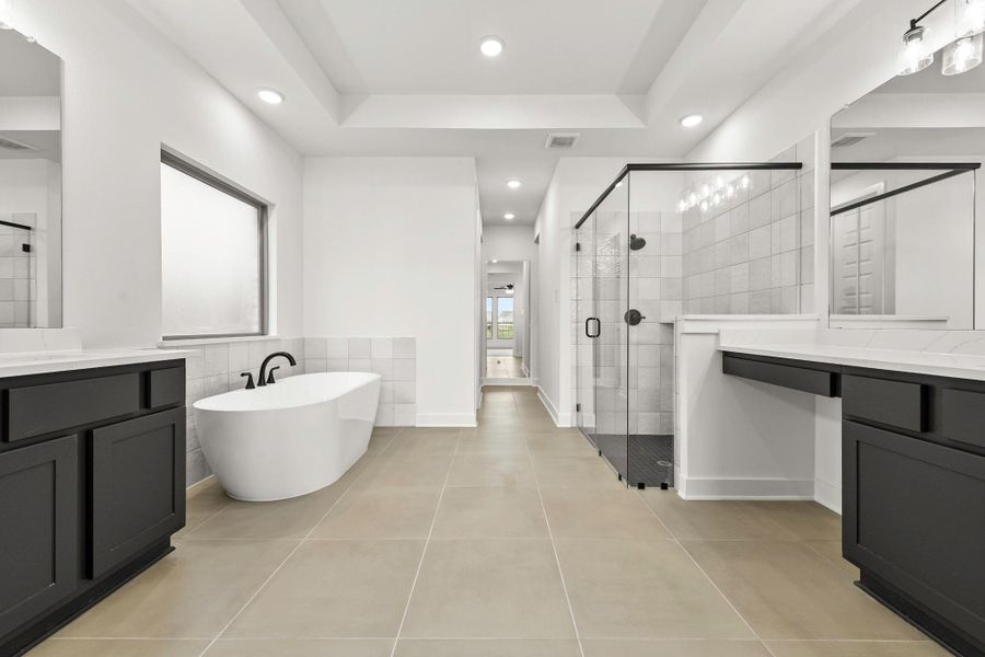 Furnished interior view inside a new home in , Katy (Image 6).