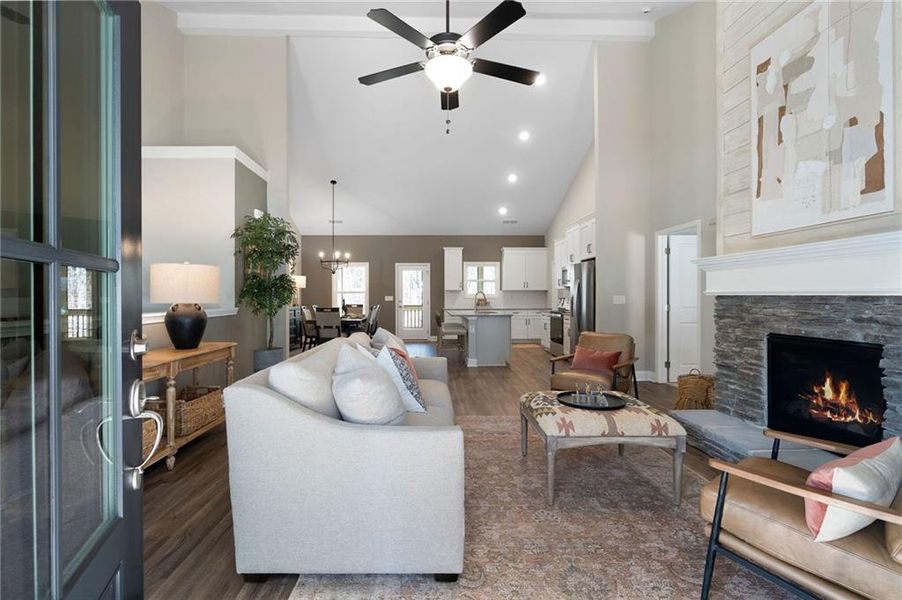 Furnished interior view inside a new home in , Waleska (Image 7).