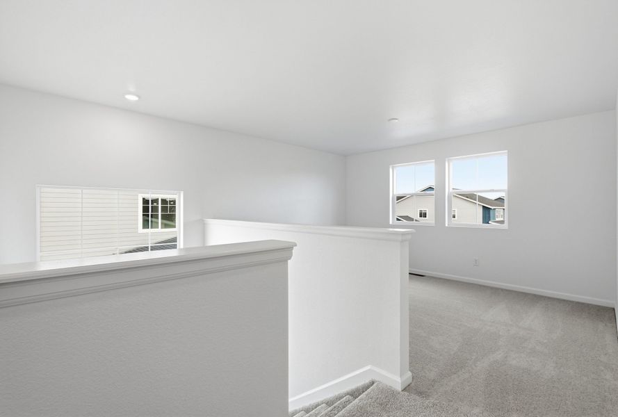 Spacious, unfurnished interior of a new home in The Town Collection at Independence, Elizabeth (Image 22). Spacious, unfurnished interior of a new home in The Town Collection at Independence, Elizabeth (Image 22).