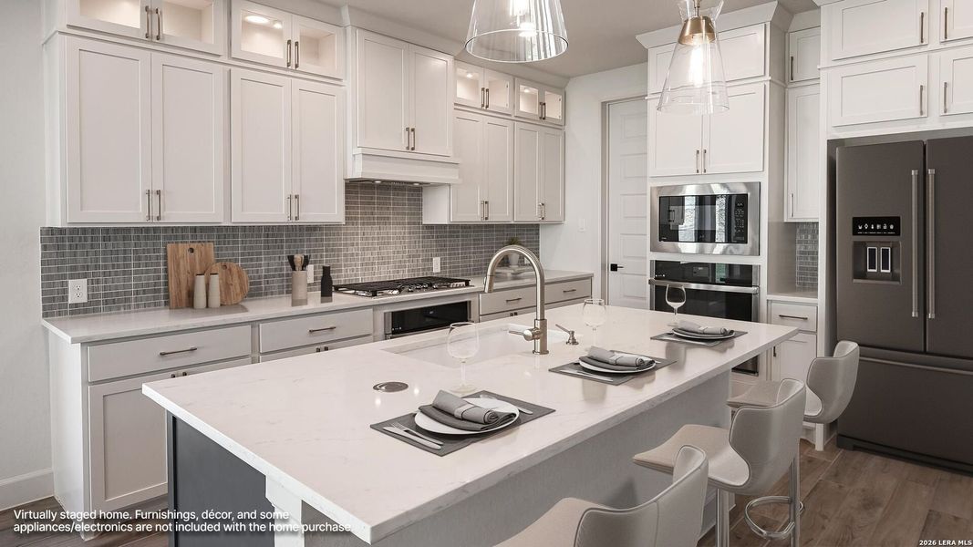 Furnished interior view inside a new home in Hidden Canyon, San Antonio (Image 13).