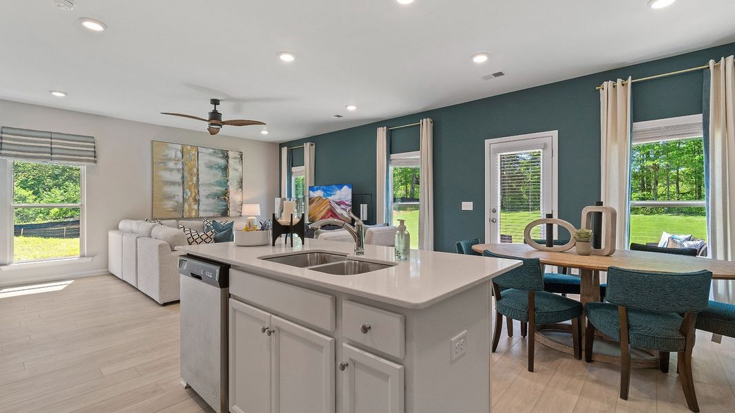 Furnished interior view inside a new home in Enclave at Evergreen, Fairburn (Image 15). Furnished interior view inside a new home in Enclave at Evergreen, Fairburn (Image 15).