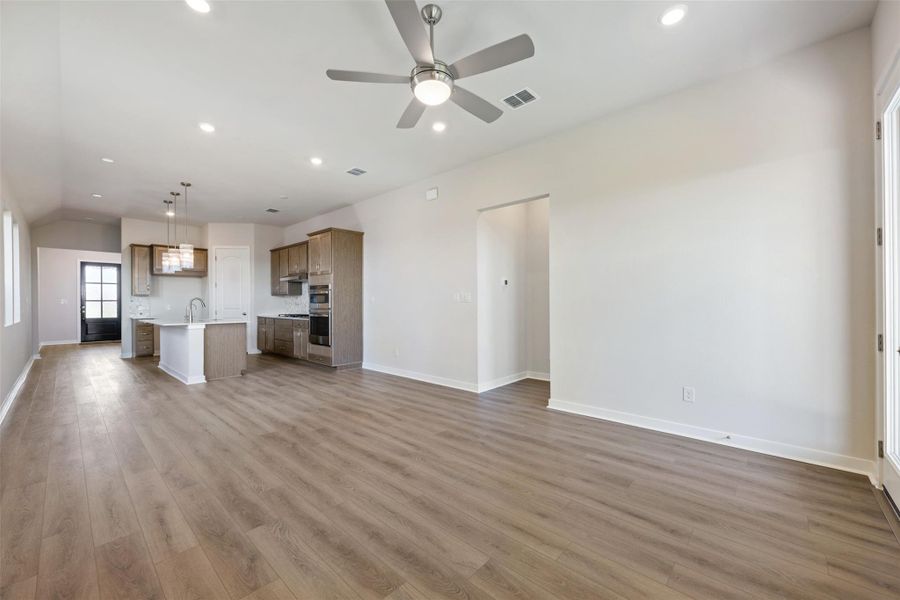 Spacious, unfurnished interior of a new home in The Trails at Carmel, Pflugerville (Image 28).
