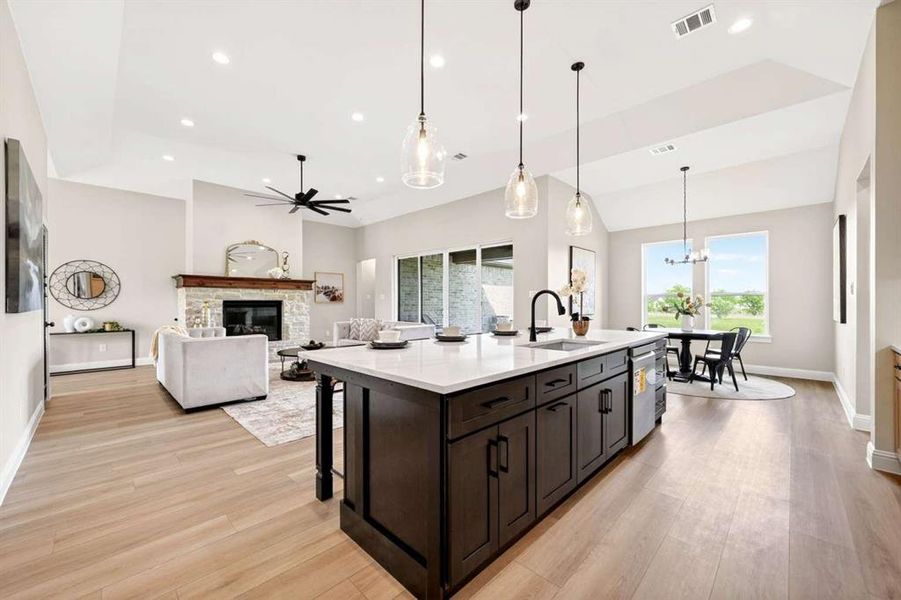 Furnished interior view inside a new home in , Royse City (Image 8).
