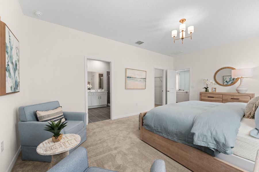 Representative furnished interior of a home built from the The Webber by Stanley Martin Homes in Kentucky Square, Sanford (Image 16).