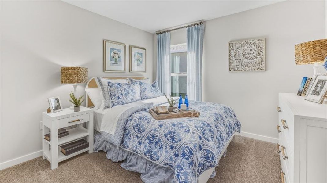 Furnished interior view inside a new home in Seagrass - Express & Tradition, Punta Gorda (Image 13). Furnished interior view inside a new home in Seagrass - Express & Tradition, Punta Gorda (Image 13).