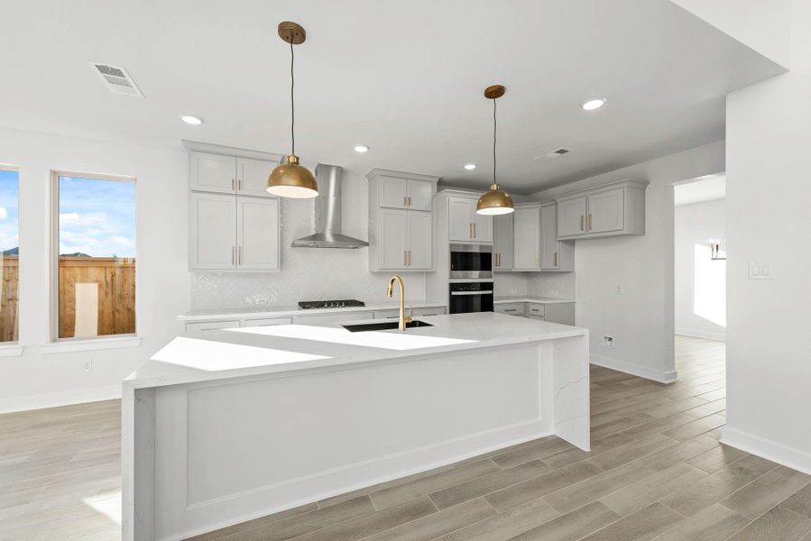 Furnished interior view inside a new home in Parmer Ranch - 60', Georgetown (Image 11). Furnished interior view inside a new home in Parmer Ranch - 60', Georgetown (Image 11).