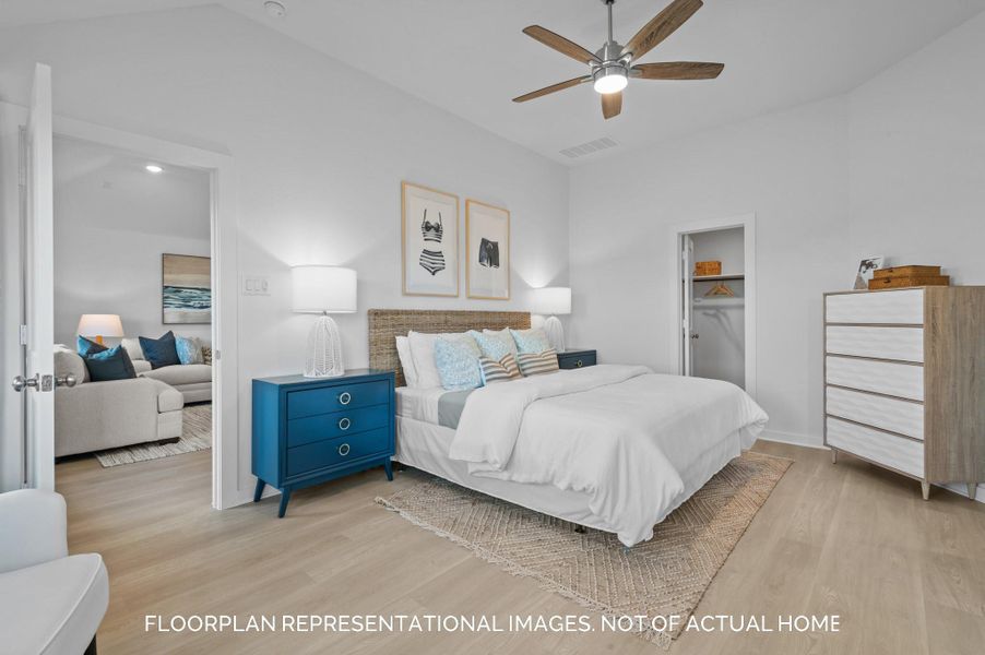 Furnished interior view inside a new home in Moran Ranch, Willis (Image 12).