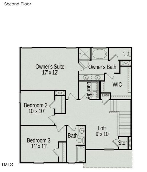 Second Floor Layout