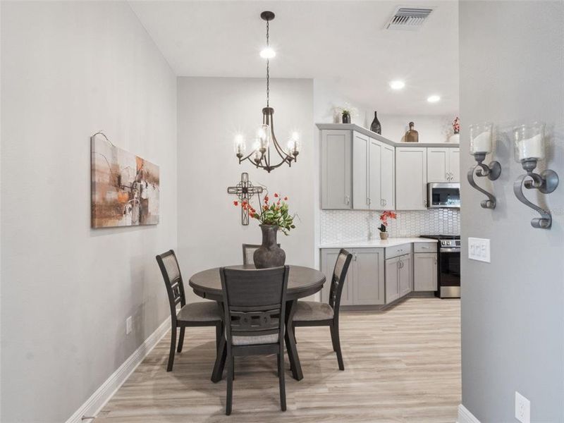 Furnished interior view inside a new home in , The Villages (Image 19).