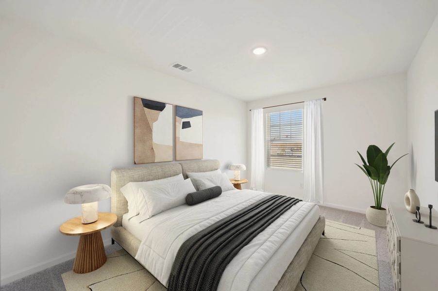 Representative furnished interior of a home built from the Solstice by Starlight Homes in Casteel, Bethlehem (Image 9).