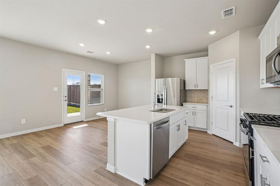 Furnished interior view inside a new home in Eastridge - Spring Series, McKinney (Image 6).