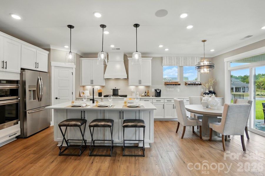 Kitchen and Breakfast Area