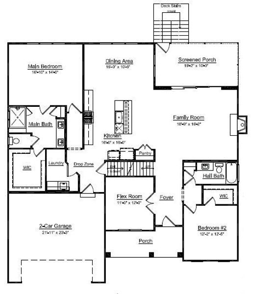 2D floor plan layout of this home in Adalyn Park, Mooresville, NC (Image 2). 2D floor plan layout of this home in Adalyn Park, Mooresville, NC (Image 2).