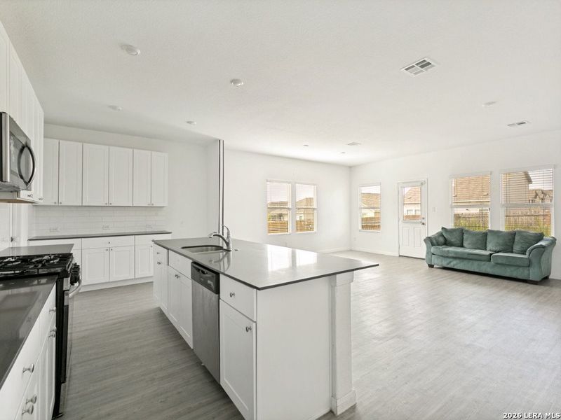 Furnished interior view inside a new home in , Converse (Image 5).