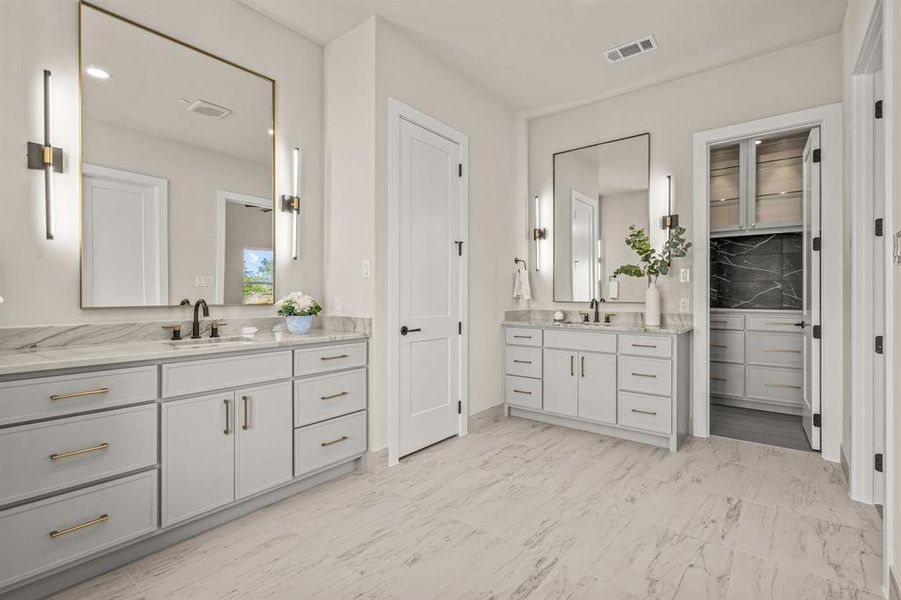 Furnished interior view inside a new home in , Northlake (Image 10).