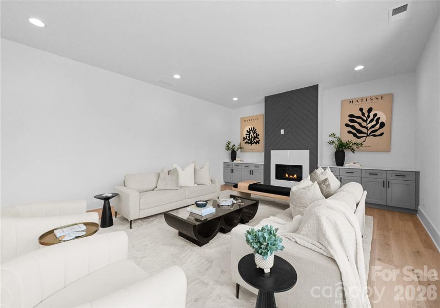 Furnished interior view inside a new home in , Charlotte (Image 10).