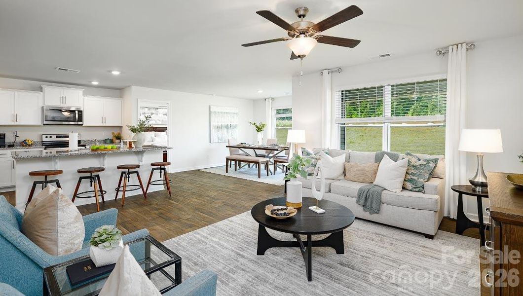 Furnished interior view inside a new home in Cline Village, Conover (Image 21).
