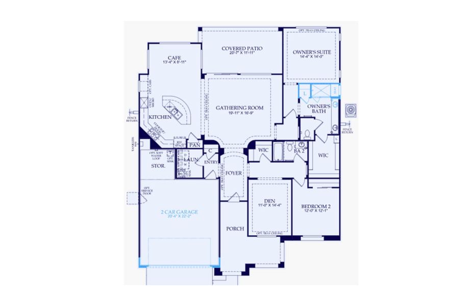 2D floor plan layout of this home in Sun City Anthem at Merrill Ranch, Florence, AZ (Image 4). 2D floor plan layout of this home in Sun City Anthem at Merrill Ranch, Florence, AZ (Image 4).