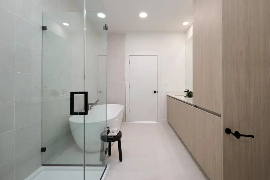 Furnished interior view inside a new home in One Oak, Austin (Image 6).