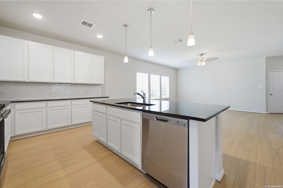 Furnished interior view inside a new home in Hennersby Hollow, San Antonio (Image 9). Furnished interior view inside a new home in Hennersby Hollow, San Antonio (Image 9).