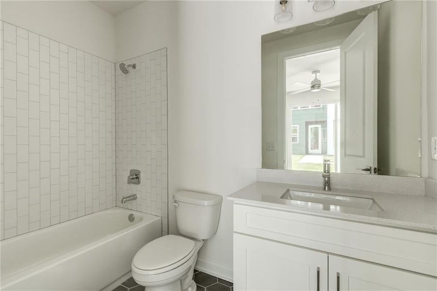 Furnished interior view inside a new home in The Moderns at Sugar Creek Phase III, Atlanta (Image 5).