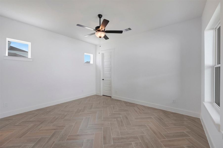 Spacious, unfurnished interior of a new home in Two Step Farm - Cottages Row Collection, Montgomery (Image 15).
