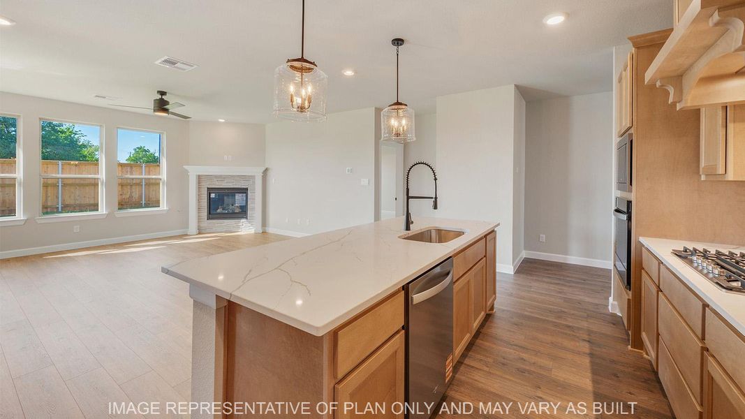Representative furnished interior of a home built from the Norwood by D.R. Horton in Wellborn Settlement, College Station (Image 9). Representative furnished interior of a home built from the Norwood by D.R. Horton in Wellborn Settlement, College Station (Image 9).