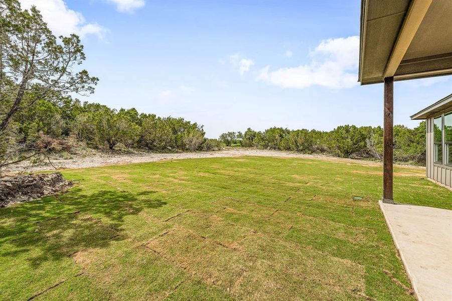 Exterior details and patio area of a home in , Bluff Dale (Image 26).