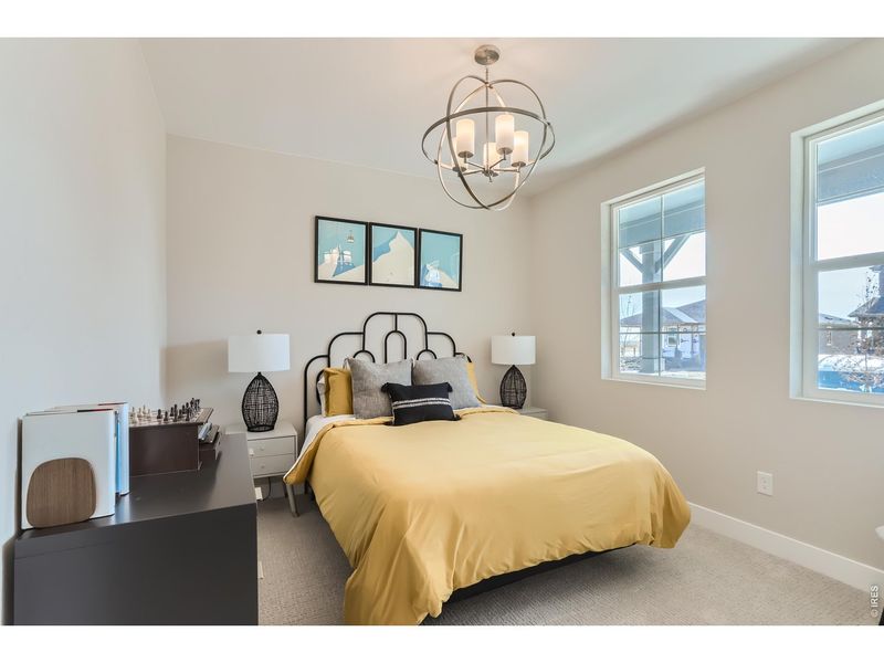Furnished interior view inside a new home in Country Club Reserve, Fort Collins (Image 23).