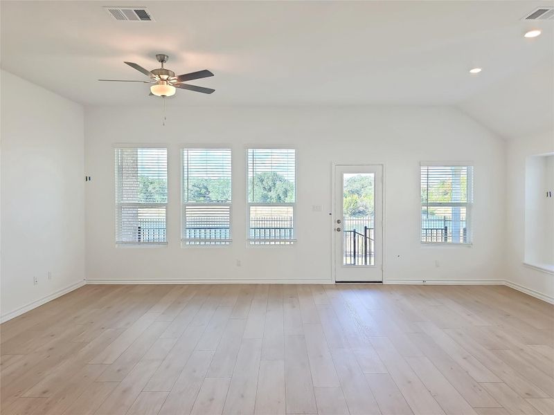 Spacious, unfurnished interior of a new home in Lively Ranch: Brookstone Collection, Georgetown (Image 14). Spacious, unfurnished interior of a new home in Lively Ranch: Brookstone Collection, Georgetown (Image 14).