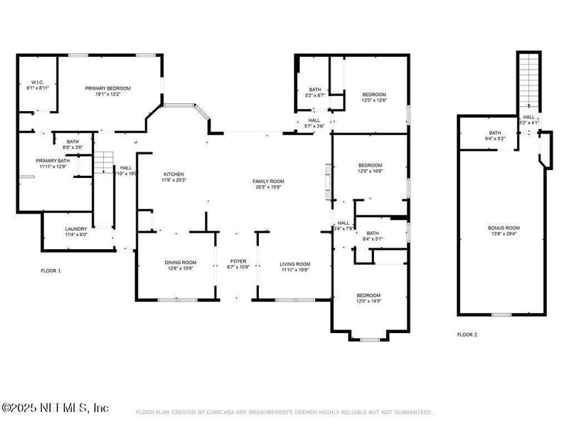 2D floor plan layout of this home in , Jacksonville, FL (Image 3).