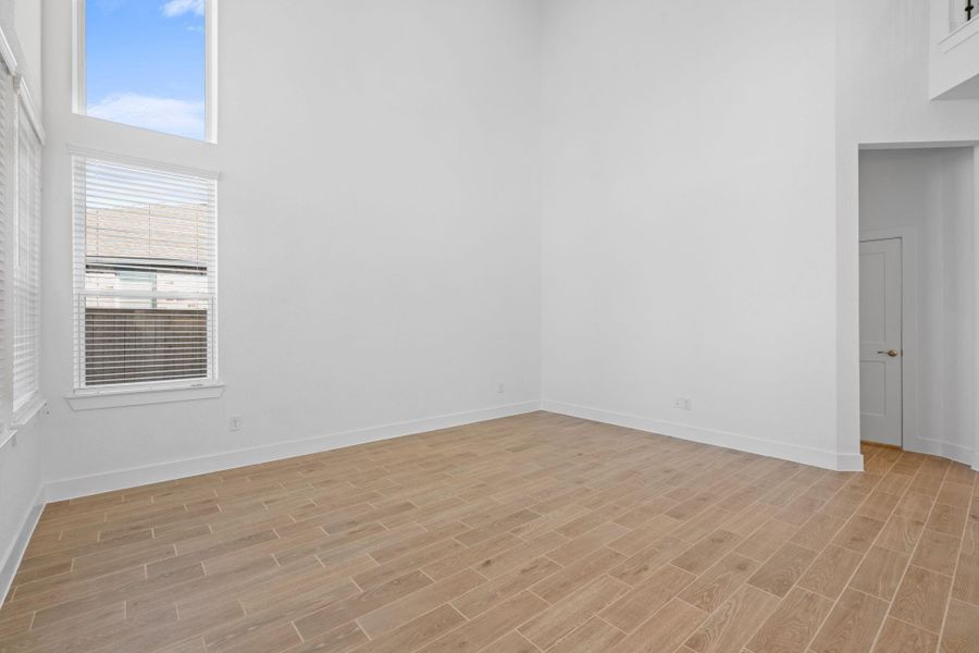 Spacious, unfurnished interior of a new home in Bridgeland, Cypress (Image 30). Spacious, unfurnished interior of a new home in Bridgeland, Cypress (Image 30).