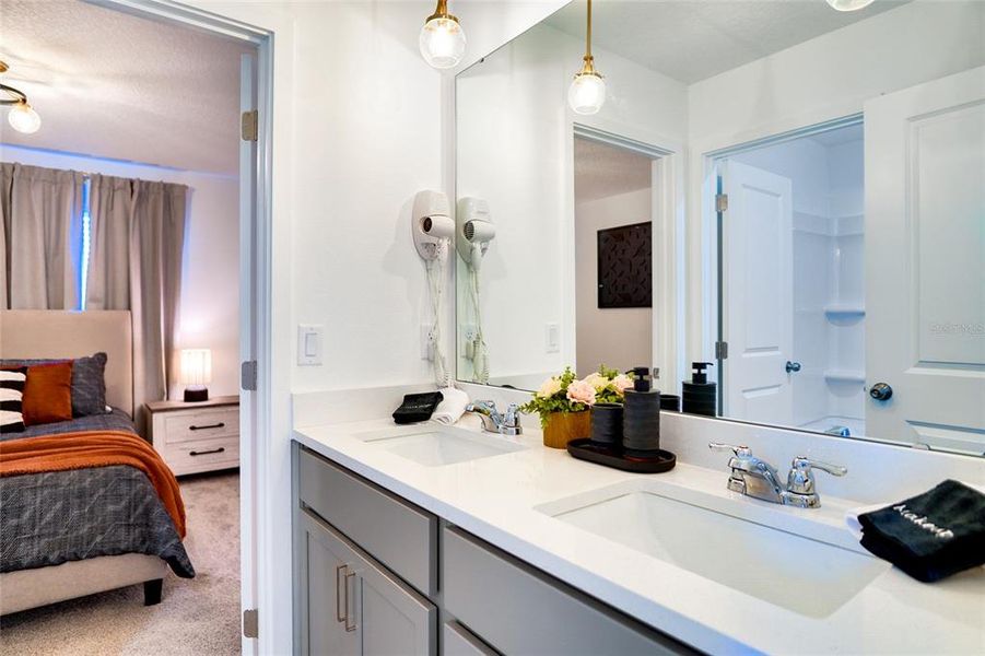 Furnished interior view inside a new home in , Kissimmee (Image 46).