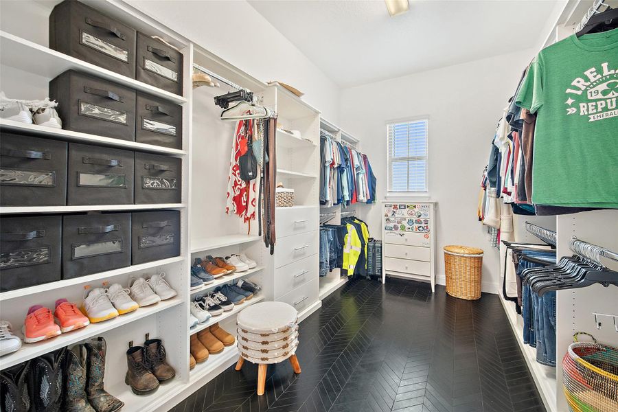 View of spacious closet