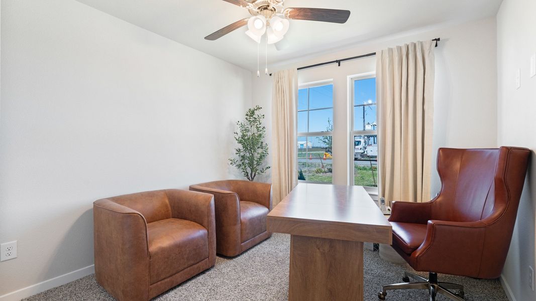 Furnished interior view inside a new home in King's Landing, Corpus Christi (Image 8).