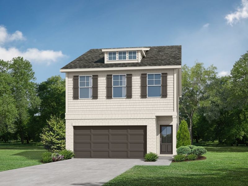 Representative exterior photo of a completed home built from the The Easton by Stephen Elliott Homes in Thurgood Estates, Snellville, GA (Image 6). Representative exterior photo of a completed home built from the The Easton by Stephen Elliott Homes in Thurgood Estates, Snellville, GA (Image 6).