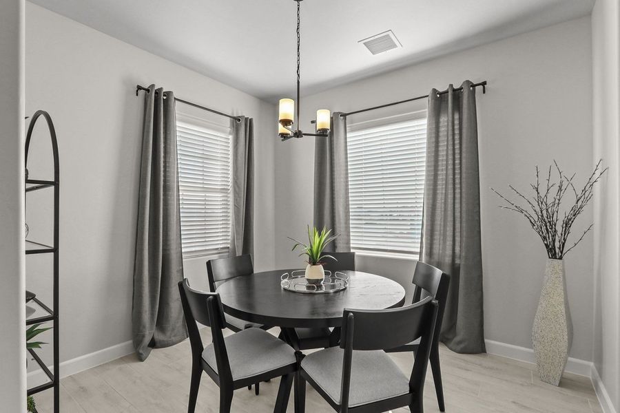 Representative furnished interior of a home built from the Willow by Hakes Brothers in Hillside Park, El Paso (Image 13).