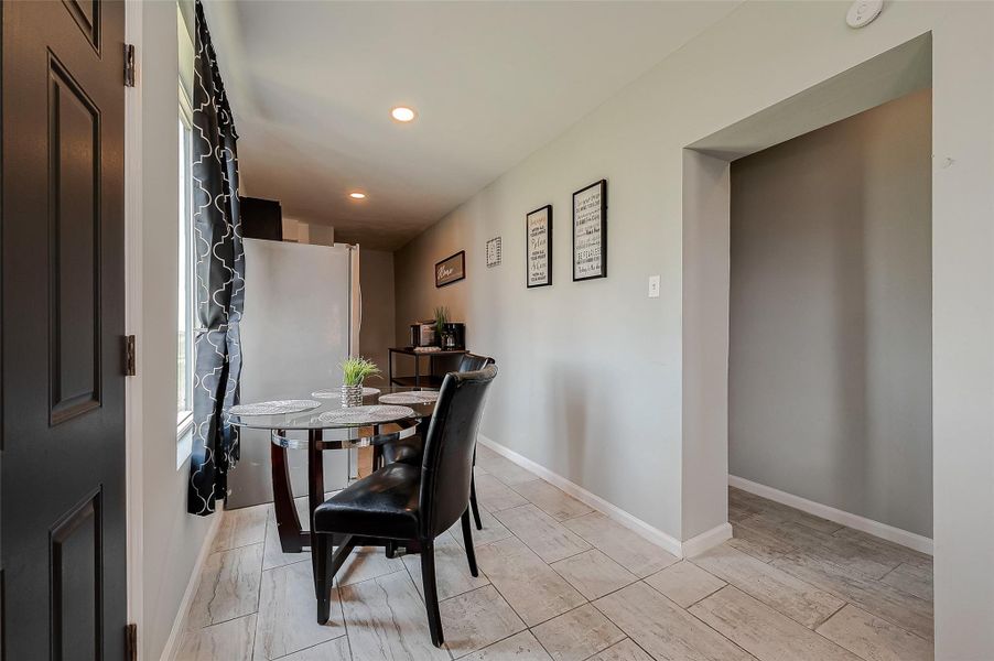 Just inside front entrance. Just inside front entrance.