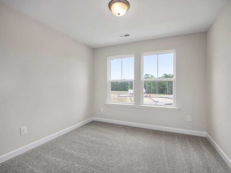 Spacious, unfurnished interior of a new home in Forestville Yard Townhomes, Knightdale (Image 21).