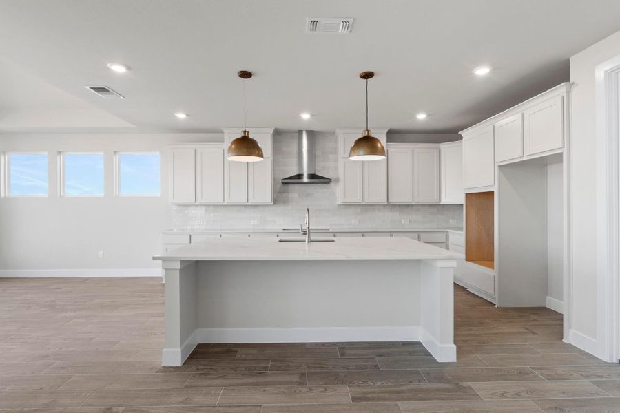 Furnished interior view inside a new home in Lariat, Liberty Hill (Image 11).