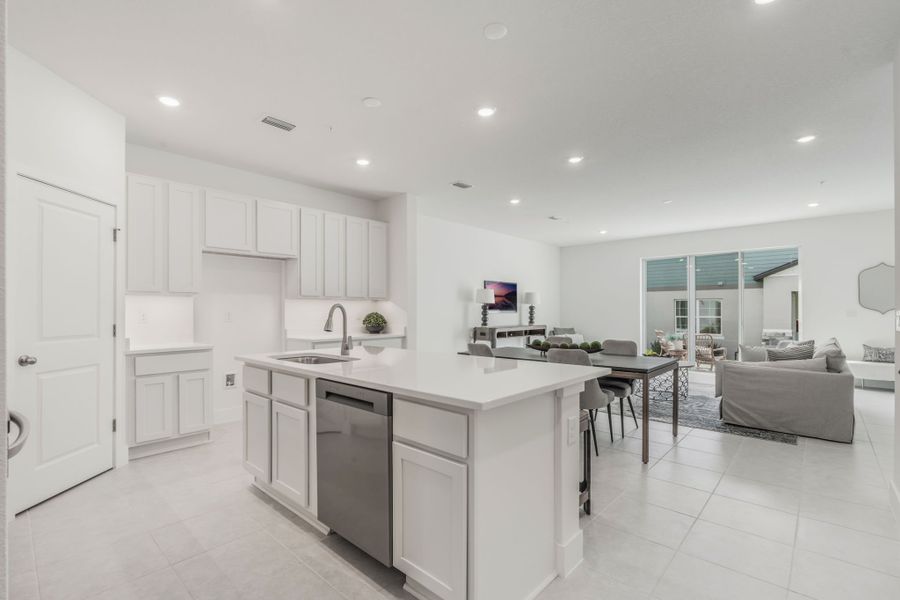 Furnished interior view inside a new home in Magnolia Reserve, Ocoee (Image 4).