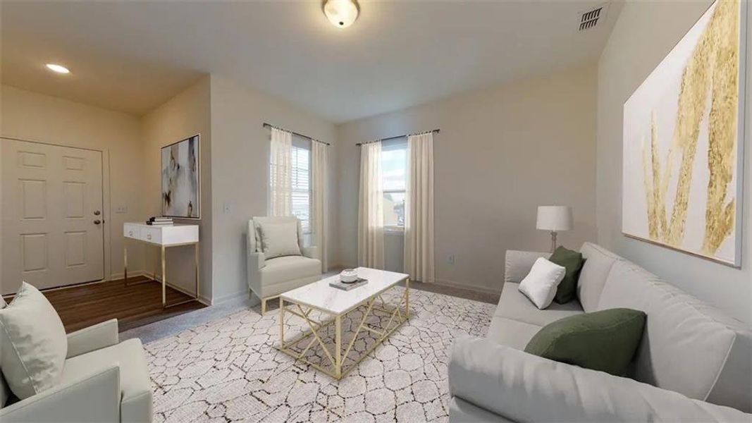 Furnished interior view inside a new home in Silverton, Dacula (Image 10).